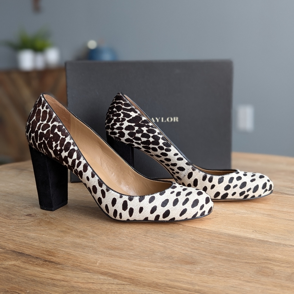 Ann Taylor Perfect Haircalf Block Heels - Picture 4 of 10